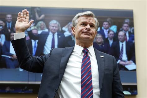 FBI Director Chris Wray defends the ‘real FBI’ against criticism from ...