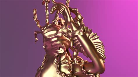 Файл 3D Статуя русалки 👾・Модель для загрузки и 3D-печати・Cults