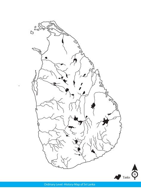 Empty Sri Lanka Map For The Practice Gce O L History Map Marking