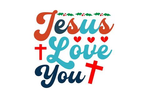 Jesus Love You Christian Svg Graphic By Prince Svg · Creative Fabrica