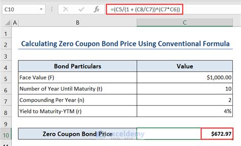 How To Use Bond Price Calculator In Excel A Complete Guide Exceldemy