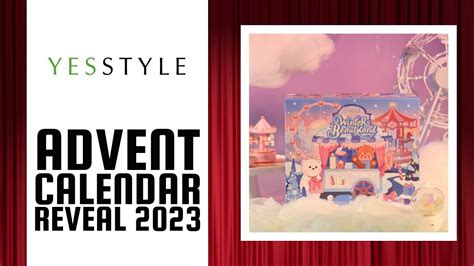 YESSTYLE ADVENT CALENDAR REVEAL 2023 YouTube