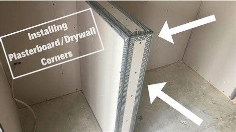 Installing A Plasterboard Drywall Cornerbead Youtube