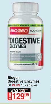 Biogen Digestive Enzymes Capsules Offer At Dis Chem