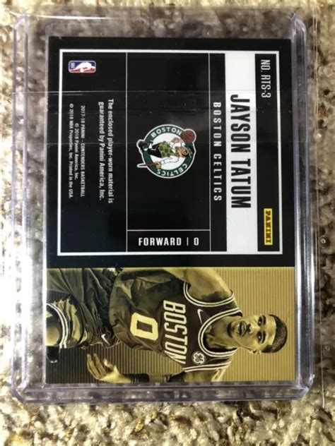 Panini Contenders Jayson Tatum Rookie Totch Rc Rts Celtics