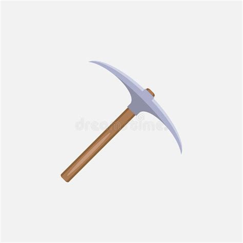 Pickaxe Cartoon Isolated Stock Illustrations Pickaxe Cartoon