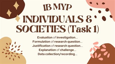 Ib Myp Individuals Societies Task Everything You Need To Know