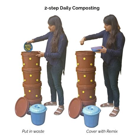 Start Smell Free Composting With Compact Outdoor Gobble Home Compost Bin