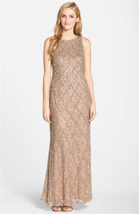 Pisarro Nights Beaded Sleeveless Dress Nordstrom