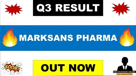 Marksans Pharma Q Results Marksans Pharma Results Today