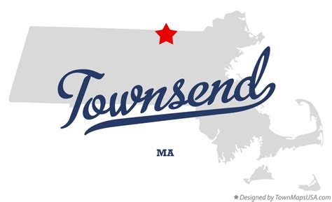 Map of Townsend, MA, Massachusetts