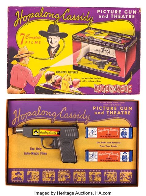 Vintage Hopalong Cassidy Picture Gun And Theater Movie Tv Lot 1090 Heritage Auctions