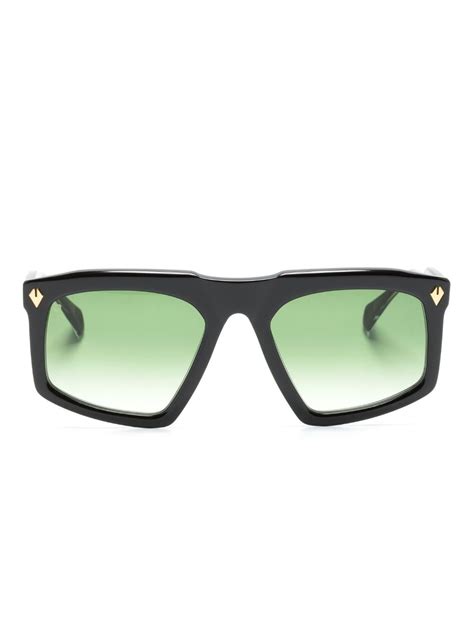 T Henri Eyewear Square Frame Gradient Sunglasses Farfetch