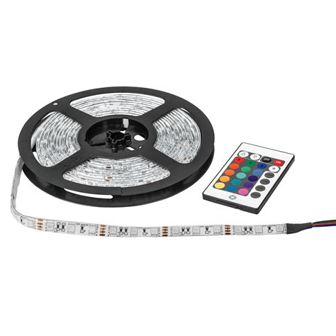 Tira Led Multicolor Rgb 40 W 5 M Para Interior Y Exterior Cod 46370