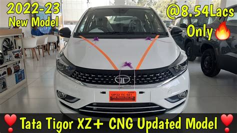 Newly Tata Tigor Xz Cng Updated Model Walk Around Review New