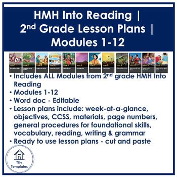 Hmh Into Reading Nd Grade Unit Modules Lesson Plans Tpt