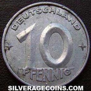 E German Democratic Republic Pfennig Silver Age Coins