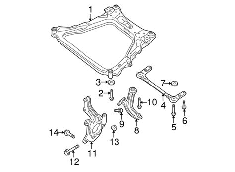 54501-JG00B - Lower Control Arm - 2008-2015 Nissan | Nissan OEM Parts ...