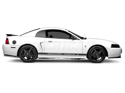 Mmd Mustang Quarter Window Louvers Matte Black Mustang