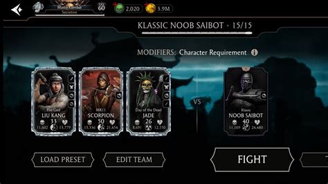 Boss Klassic Noob Saibot Challenge Fight Rewards ☠️ Mortal Kombat