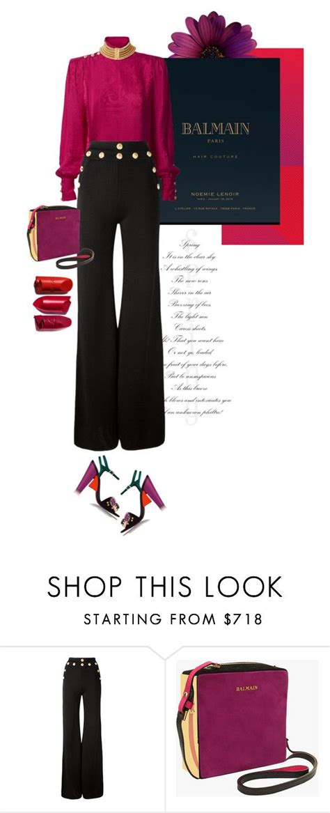 Balmain Bossy By Larizoid Liked On Polyvore Featuring Balmain