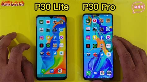 Huawei P30 Lite New Editions Vs Huawei P30 Pro Speed Test Comparison