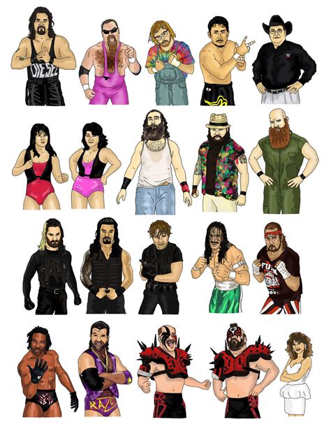 Wwe Heros 6 By Blank Mange On Deviantart