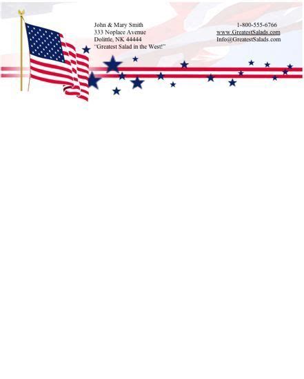 7 Best Free Printable Patriotic Stationary Printablee