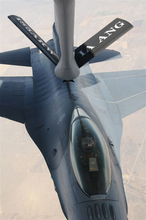 Dvids Images Us Air Force F16 Falcon Refueling By 185th Air