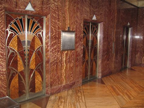 Chrysler Building Elevator Lobby | Fantastic art deco decor | Flickr