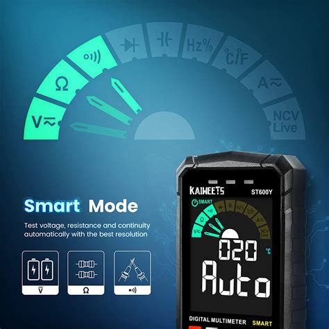 Multimetru Digital Smart Tester Cu Selectare Automata A Parametrilor