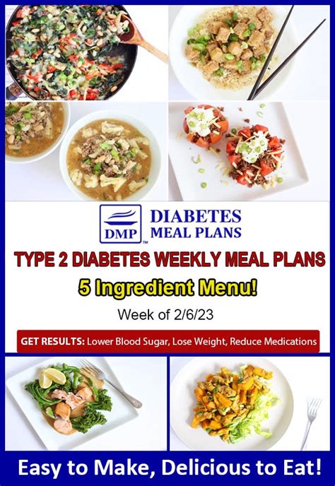 Diabetes Meal Plan Menu Week Of 2623