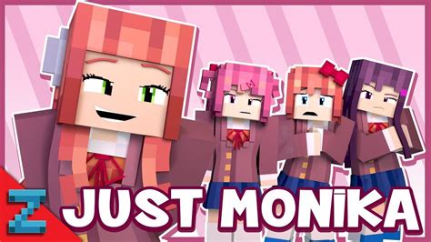 Just Monika” Minecraft Doki Doki Animated Music Video Song By Random