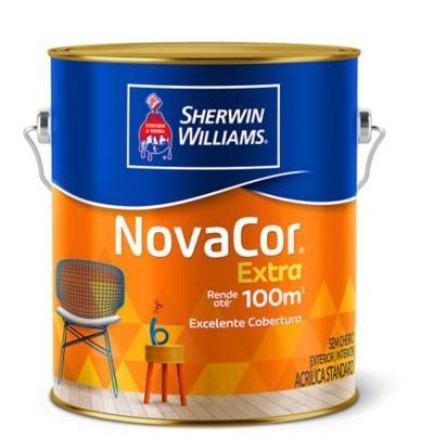 TINTA NOVACOR ACR FOSCO BCO 3 6L Astúrias Materiais para Construção