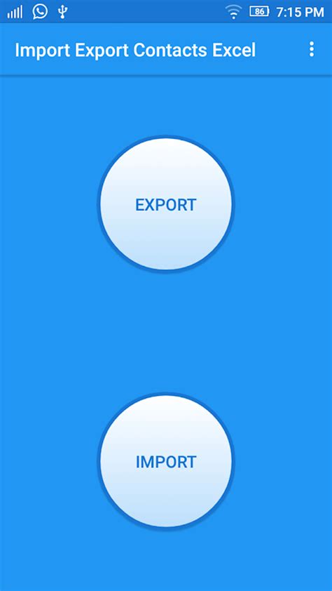 android icin import export contacts excel apk indir