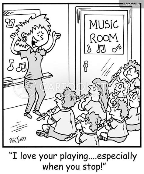 Recorder Lesson Cartoons and Comics - funny pictures from CartoonStock