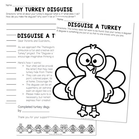 Disguise A Turkey Lucky Little Learners