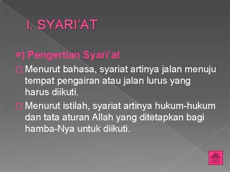 Bab 1 Prinsip Ibadah Dan Syariat Islam Materi