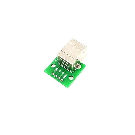 Usb Type B Female Head To Dip 4 Pin Breakout Pcb Module Buy Online At