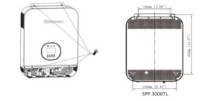 Growatt SPF 3000TL LVM Kingsmill Industries