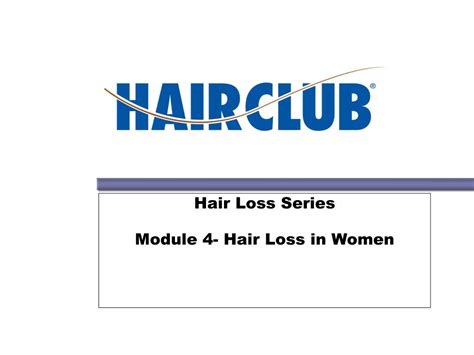 Ppt Hair Loss Series Module 4 Hair Loss In Women Powerpoint Presentation Id4119484