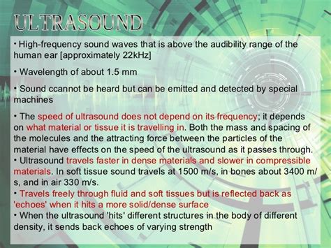 Infrasound & Ultrasound