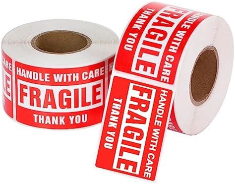 Amazon 3 X 2 Inch Handle With Care Fragile Stickers For Shipping