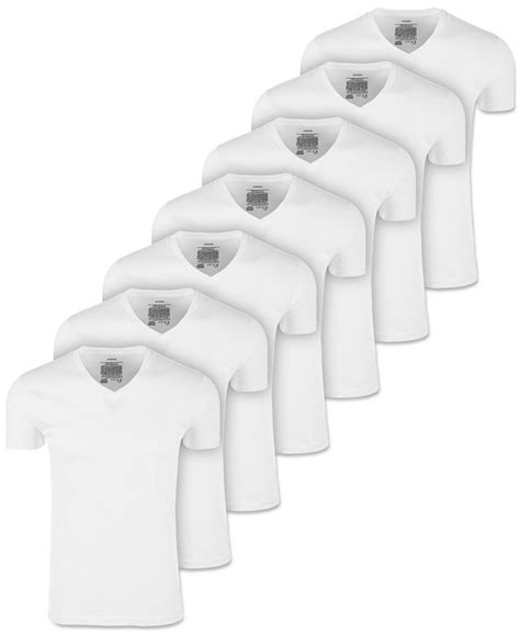 Alfani Men's 7-Pack V-Neck T-Shirts, Created for Macy's - Macy's