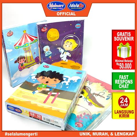 Jual Idolmart Buku Tulis Sidu Isi Lembar Pack Isi Buku