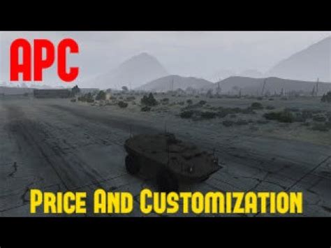 Gta Gunrunning Dlc Apc Price And Customization Youtube