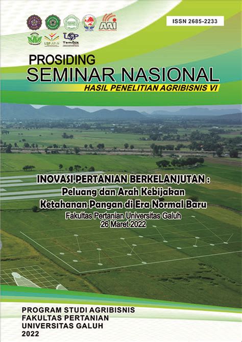 Prosiding Seminar Nasional Hasil Penelitian Agribisnis