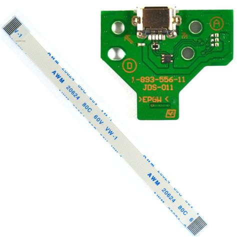 Ps Controller Micro Usb Charging Socket Circuit Board Jds Pin