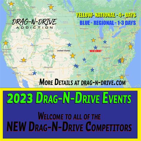 Drag-N-Drive event 2023 List Dates and Links - Drag-n-Drive