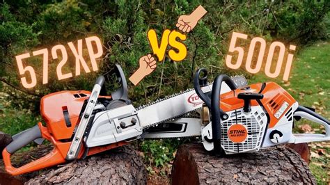 Stihl MS 500i Vs Husqvarna 572xp MS500i YouTube